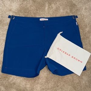 ORLEBAR BROWN Men's OB Bulldog Classic Blue Board Swim Shorts 6" inseam size 38